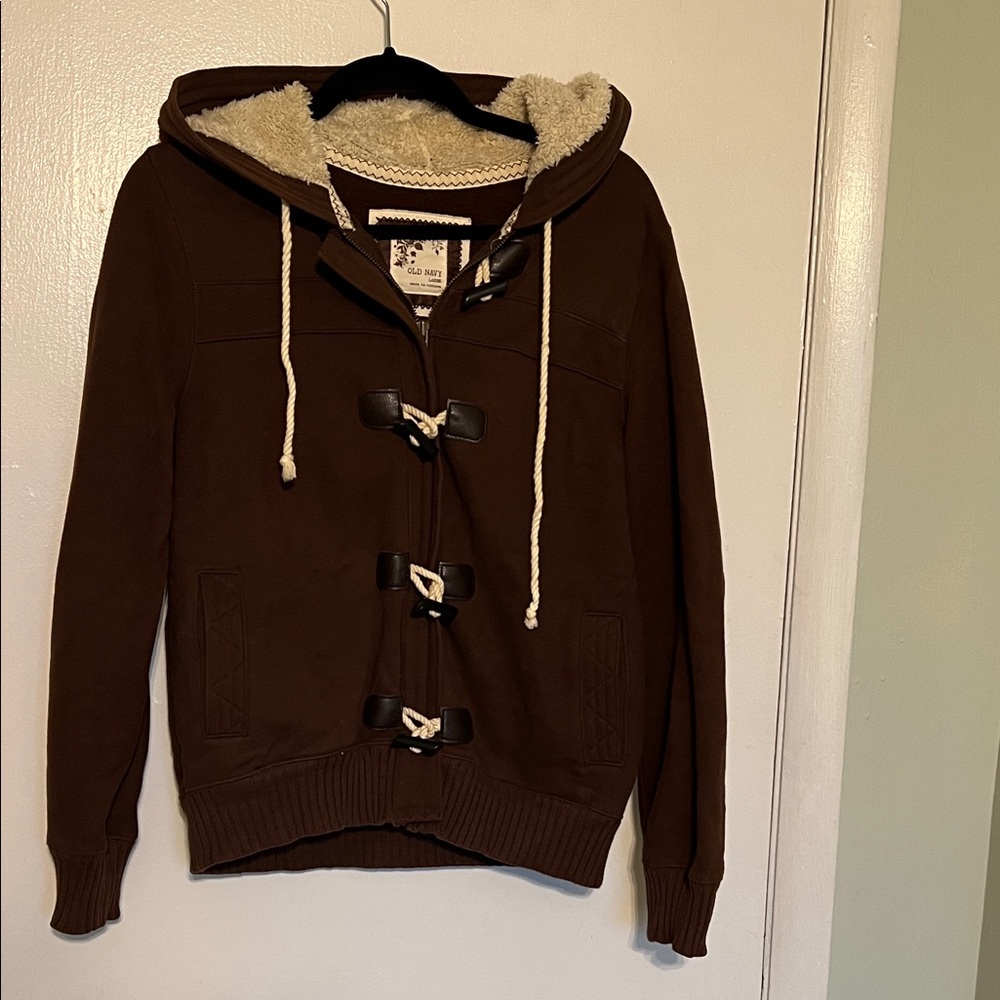 Early 2000s Chocolate Brown Hoodie